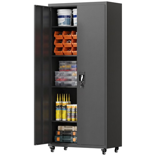 Homcom metal storage cabinet - homcom,