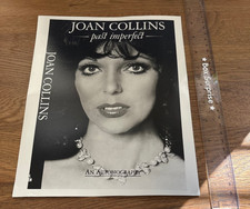 An original vintage TV Times publicity print of Dame Joan Collins (actress).