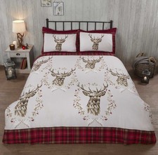 Tartan Check Stag Duvet Cover