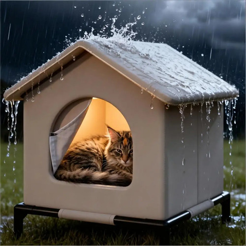 Stray cat house waterproof - stray,