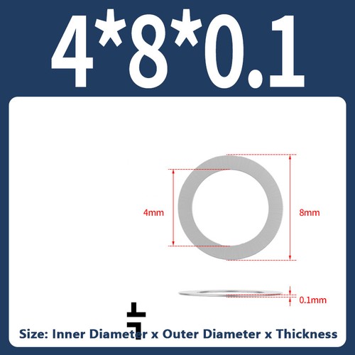 Ultra thin flat washer - thin,