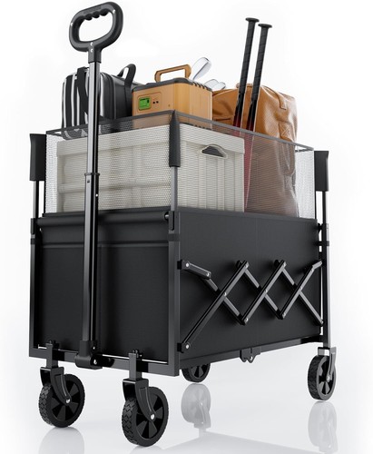 Folding utility wagon - folding, cart