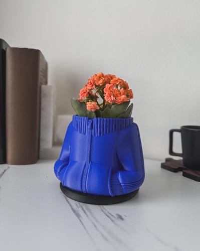 Sports jacket planter pot - jacket,,