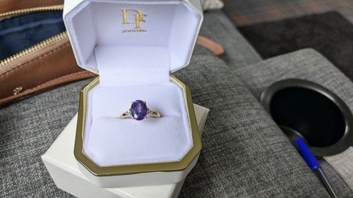 Aaa tanzanite diamond - tanzanite, ring
