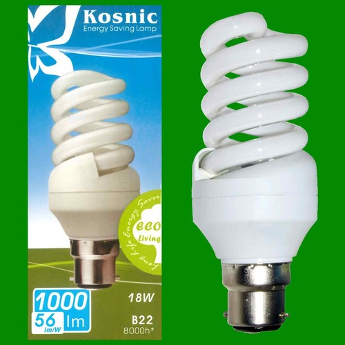 18w kosnic cfl - 2x, (=56lm/w)