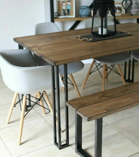 Industrial style dining table - industrial,