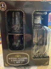 Whisky Decanter Set with 2
