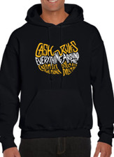 WU-TANG CLAN CREAM HOODIE 90's HIP HOP Underground Real Rap New York Unisex