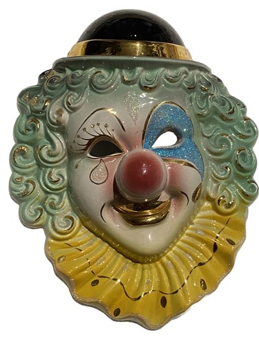 Porcelain crying clown - porcelain, face