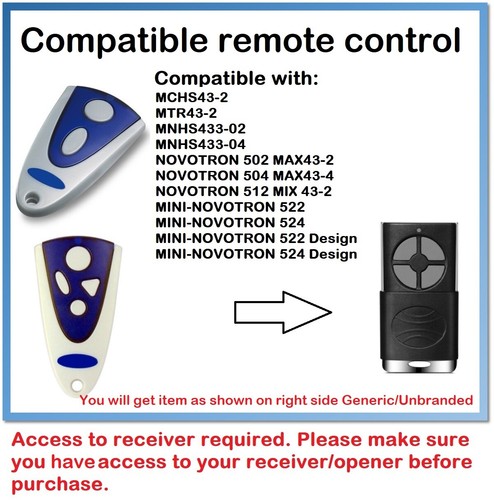 Compatible remote control for - compatible,