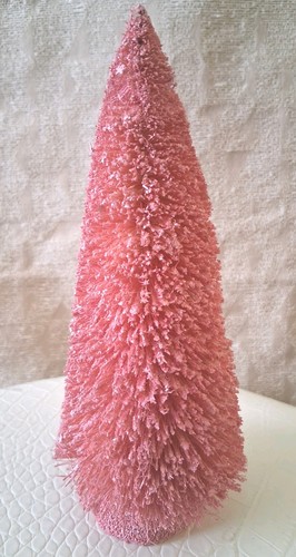 Pink bottle brush tree holiday - brush,