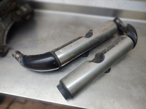 Exhaust cans stock - oem, solid