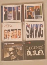 Bargain Bundle of 6 CDs Albums -Ray Charles,legends,Swing  Etc 