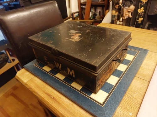 Antique metal deed - antique,