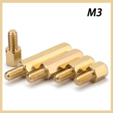 M3 Male to Female Standoff PCB Threaded Spacers Hex Hexagonal Brass 4mm - 60mm
