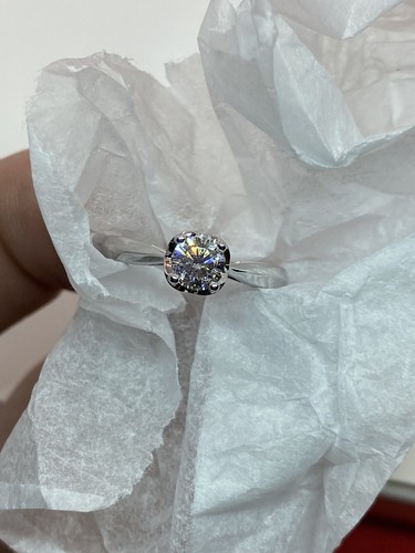 Engangement ring 0 41ct - -, 0.41ct