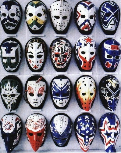 Vintage goalie mask - vintage,