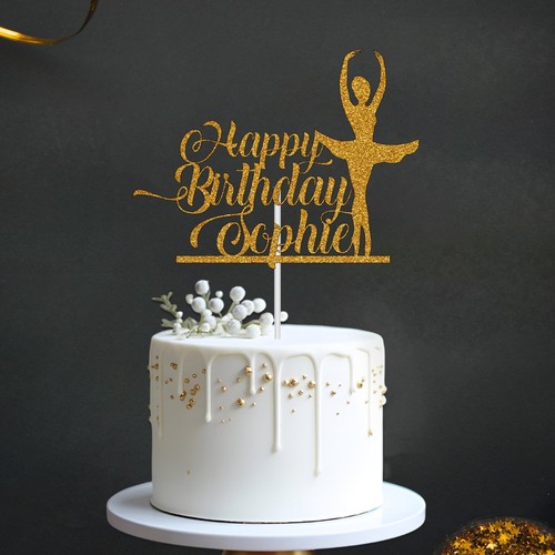 Personalised ballerina cake - personalised,