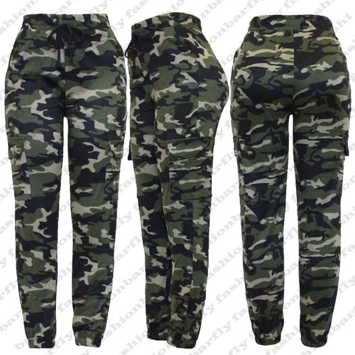 New ladies cargo camouflage - new,