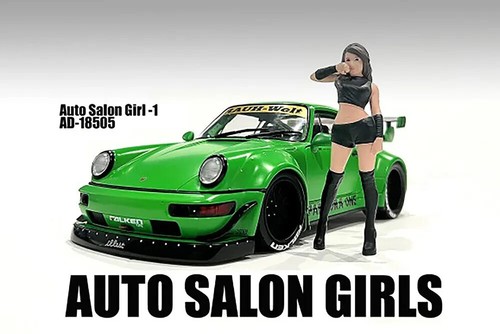Auto salon girls - girls, figure