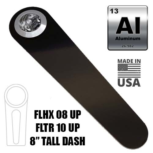 Black aluminum dash panel for - panel,