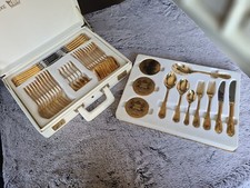 Bespeke Solingen -SBS- 23/24 Gold plated cutlery 18/10 Royal Edition -Never used