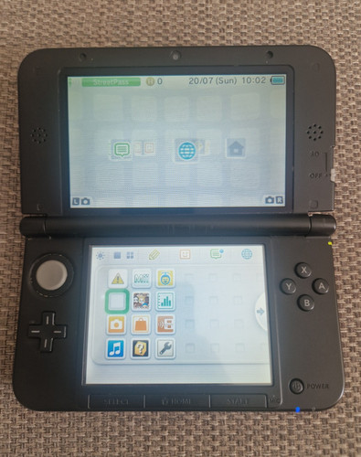 Nintendo 3ds red black - 3ds, red/black