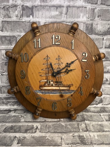 Vintage wooden ship - wooden,