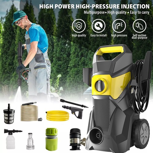High pressure water washer - pressure, gun