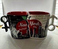 New York  Big Apple fitted coffee mugs
