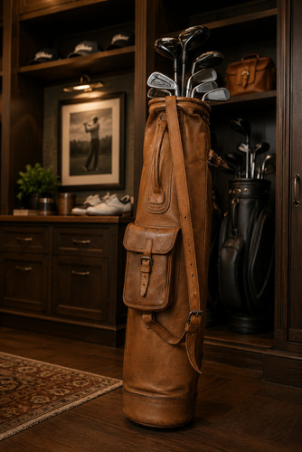 Vintage leather pencil golf - vintage,