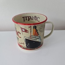 Titanic 1912 Enamel Mug White
