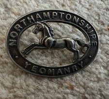 The Northamptonshire Yeomanry WW2 Cap badge