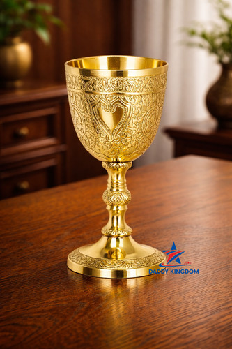 Brass chalice goblet for - goblet,