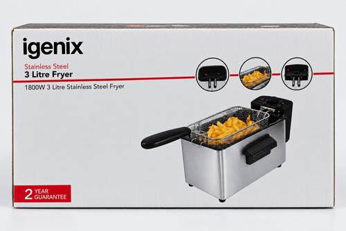 Igenix deep fat fryer - deep, 3l
