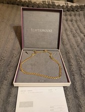 9ct Gold Boxed Curb Chain 22