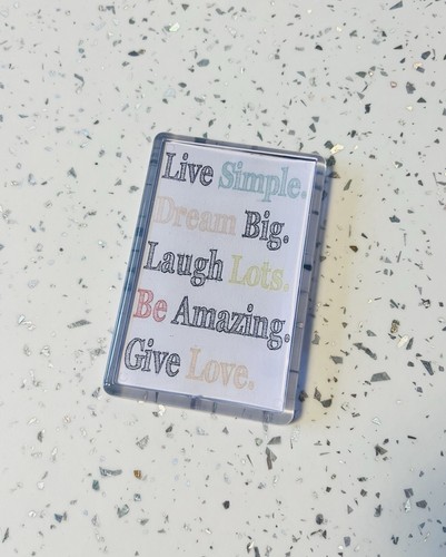 Live simple dream big - live, laugh
