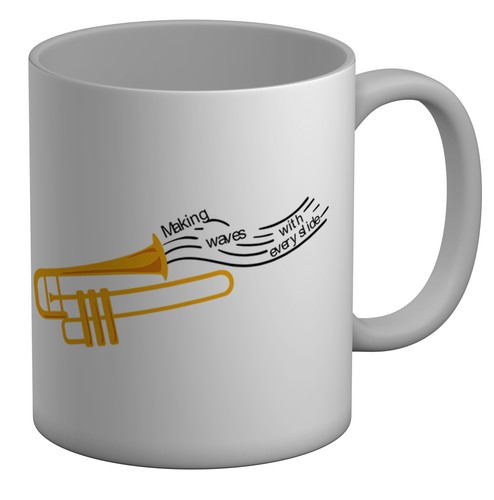 Funny trombone mug making - funny,