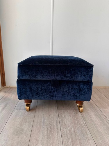 Dfs navy blue - blue, velvet