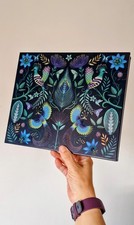 Marks & Spencer Limited Edition Birds Of Paradise Indigo Blue Decorative Tin