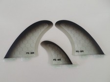 MR TWIN FIN + trailer FIBREGLASS surfboard compatible with FCS II style boxes