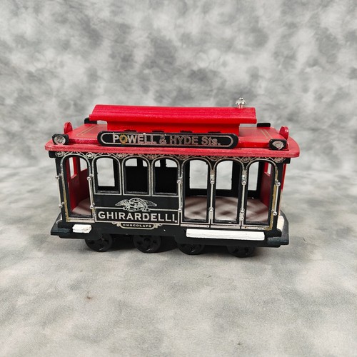 Ghirardelli wooden cable car - wooden,