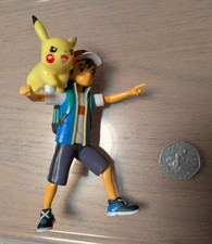 Pokémon 4.5" Feature Battle Action Figure, Features Ash and Pikachu