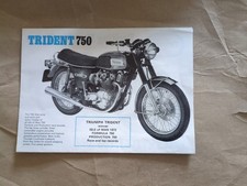 Triumph Vintage Advertising Poster/Pamphlet Stamped by Roy Peplow & Co