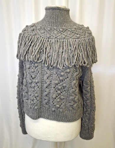 Zara fringed knit jumper - fringed,