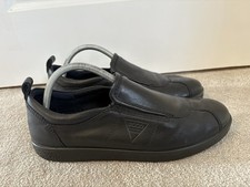 Ecco Soft 1 Ladies Black Slip On Trainers UK 7 Eu 40 Sneakers