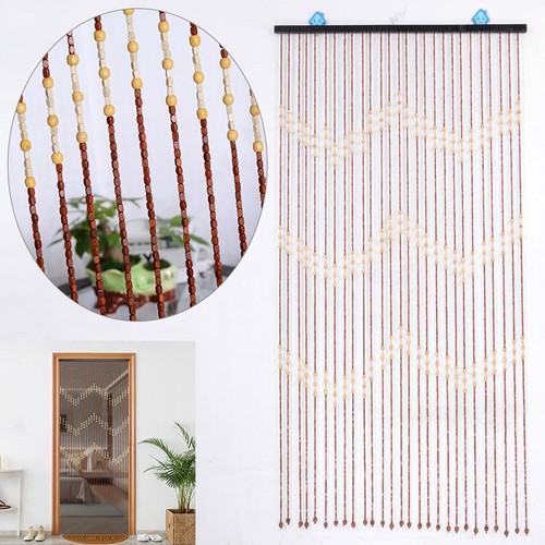 Wooden beaded door - wooden,
