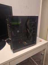 Gaming PC with NVIDIA Ampere GeForce RTX 3070 and AMD Ryzen 5 5600 with monitor