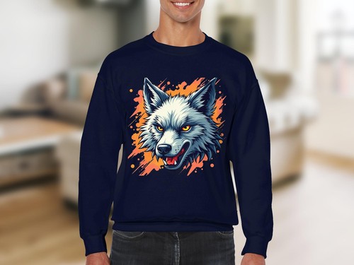 Wolf top quality printed - wolf,