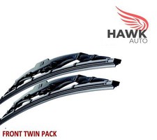 (02-14  VAUXHALL VIVARO FRONT WIPER BLADES WINDOW WINDSCREEN SET VAN OPEL 24/21